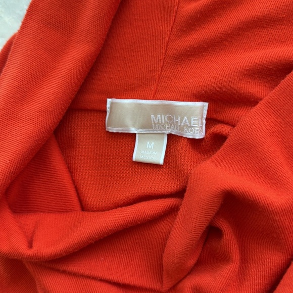Michael Kors Vibrant Orange Cowl Neck top , T-shirt, Sweater Size M - Picture 11 of 16